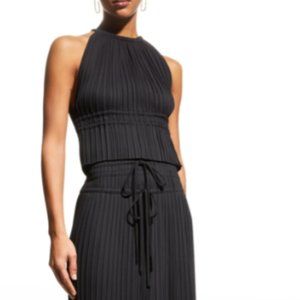 NEW A.L.C. Kaiden High Neck Pleated Top Size 6